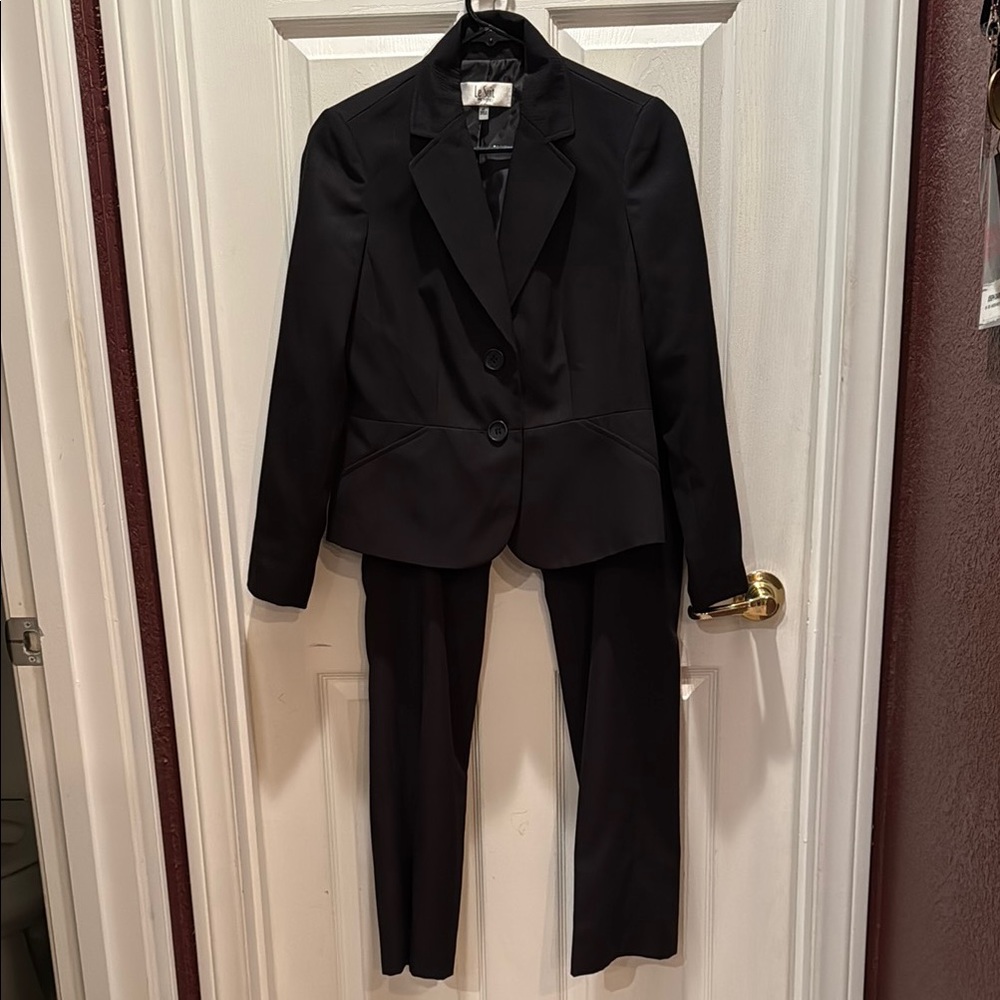Black Blazer and Pants Set